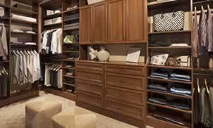 Walk In Closet with Hutch Shelving Hanging - Baltimore Co